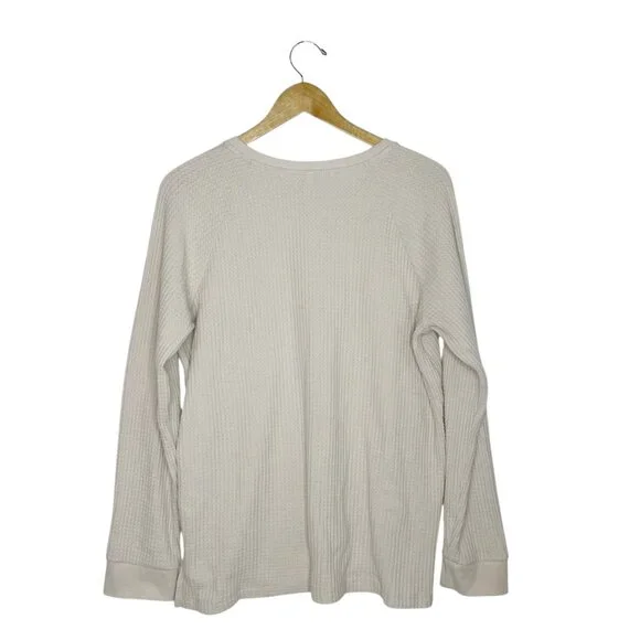 Z SUPPLY Thermal Waffle Long Sleeve Henley - Picture 4 of 7